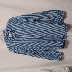 Dockers Collared Long Sleeve Checkered Button Down Size Large